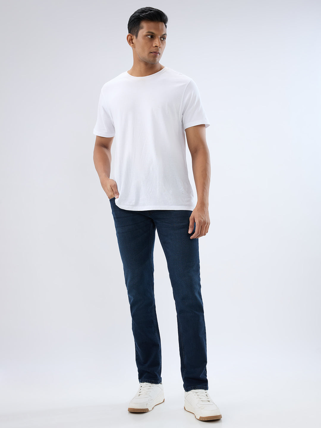 Spykar Mens Jeans Mdro2Be017 Dark Blue