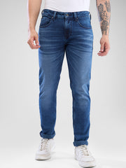 Spykar Mens Jeans Mdskn2Bd013 Mid Blue