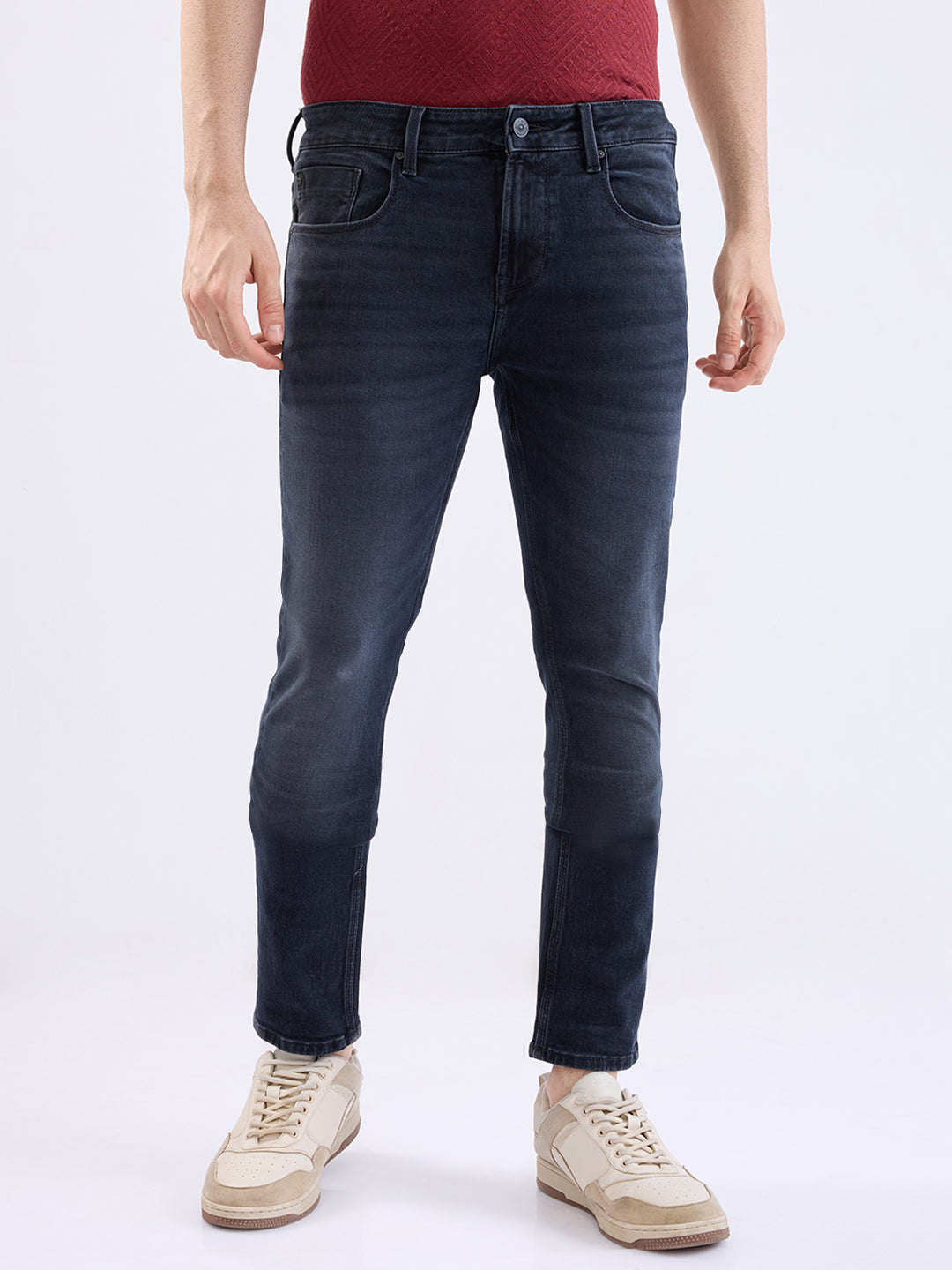 SPYKAR MENS JEANS MDSKN2BE012 CARBON BLACK