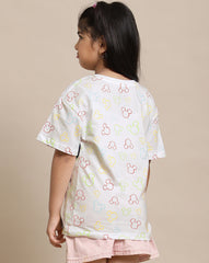 BIO WORLD GIRLS T-SHIRT H/S MFKGTSRT000814 WHITE