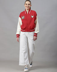 Bio World Ladies Western Jacket Mfaw24Ywja002112 Red/Angora