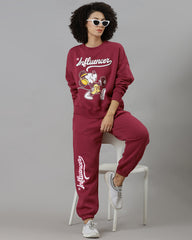 Bio World Ladies Western Sweat Shirt Mfywswts002102 Cranberry