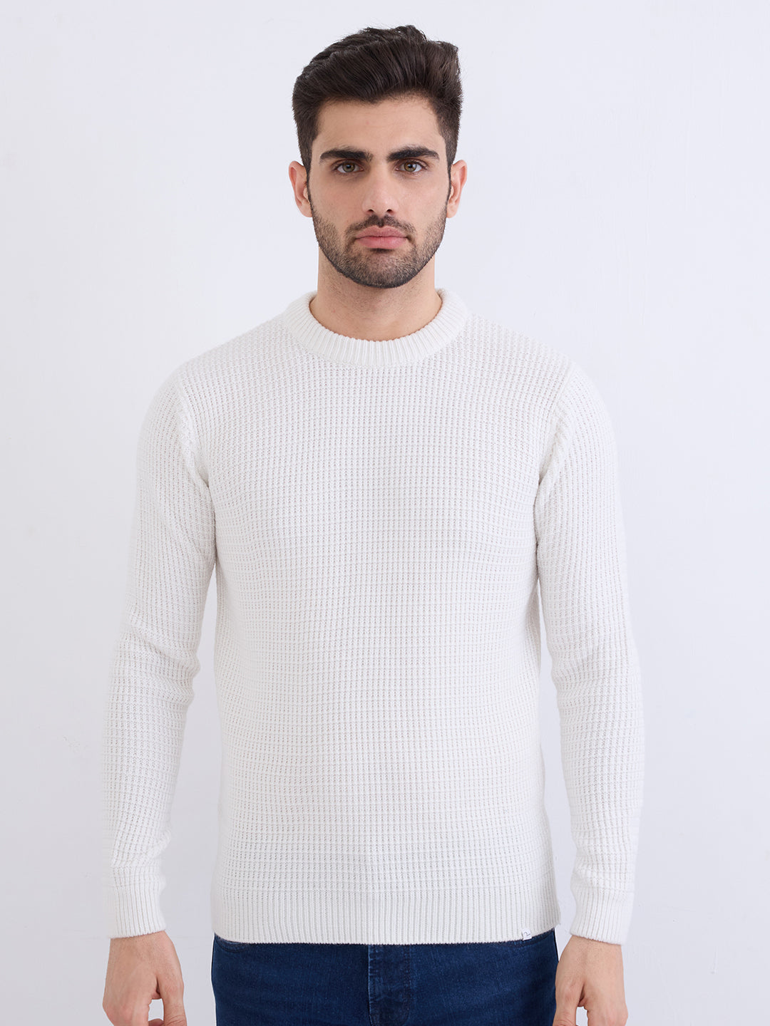 SPYKAR MENS PULLOVER MFKHW2BE004 WHITE