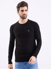 SPYKAR MENS PULLOVER MFKLW2BE003 BLACK
