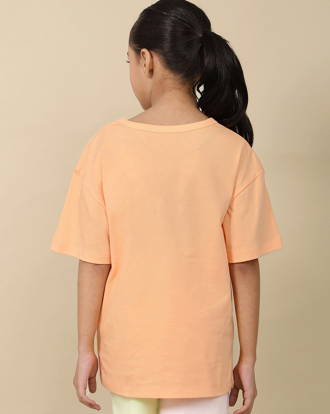 BIO WORLD GIRLS T-SHIRT H/S MFKGTSRT002517 PEACH FUZZ