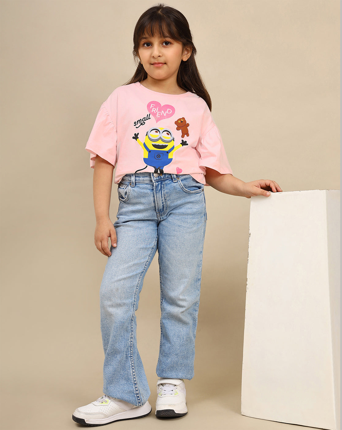 BIO WORLD GIRLS T-SHIRT H/S MINKGTSRT002601 CRYSTAL PINK