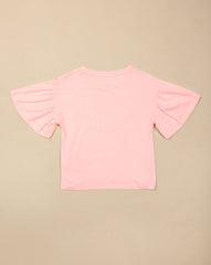BIO WORLD GIRLS T-SHIRT H/S MINKGTSRT002601 CRYSTAL PINK