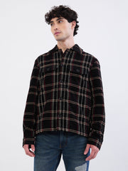 Spykar Jet Black Straight Fit Casual Jackets For Men