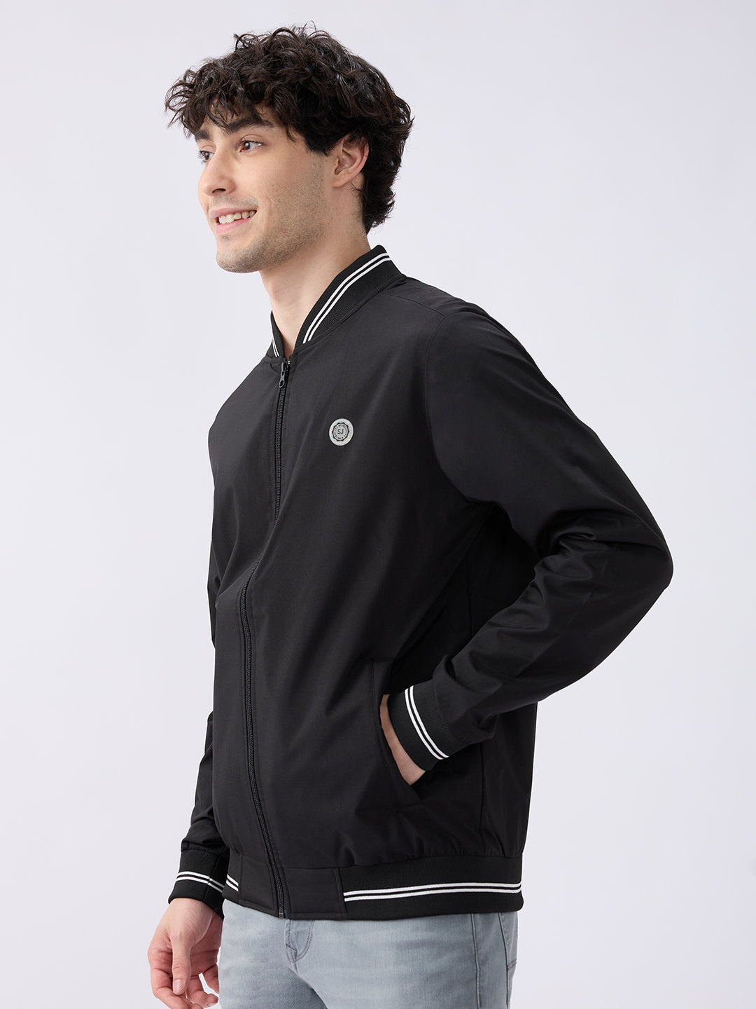 Spykar Mens Jacket F/S Mjkjlw2Bd043 Black