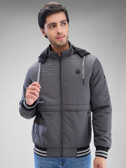 Spykar Mens Jacket F/S Mjklw2Bd021 Charcoal Grey