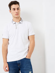 Spykar Mens T-Shirt H/S Mktfp1Be023 White