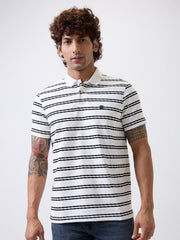Spykar Mens T-Shirt H/S Mktfp1Be161 White