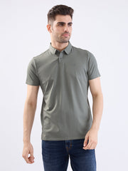 SPYKAR MENS T-SHIRT F/S MKTFP2BE152 THYME GREEN