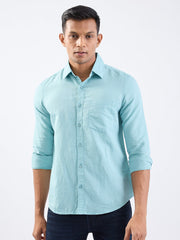 SPYKAR MENS CASUAL SHIRT F/S MSHSOS2BE100 CAMEO BLUE
