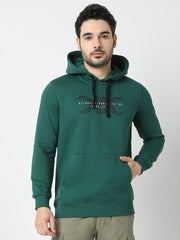 Spykar Mens Sweat Shirt F/S Msshw2Bd053 Botanicalgreen