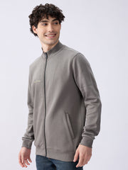 Spykar Mens Sweat Shirt F/S Msshw2Bd063 Cement Grey