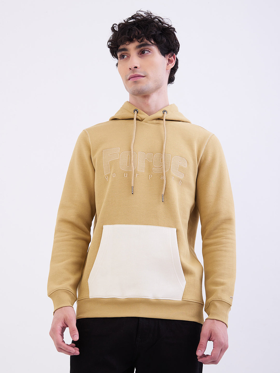 SPYKAR MENS SWEAT SHIRT F/S MSSHW2BE033 TAUPE BEIGE