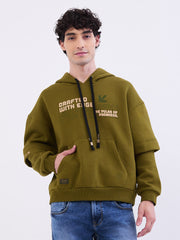 SPYKAR MENS SWEAT SHIRT F/S MSSHW2BE049 AVOCADO GREEN