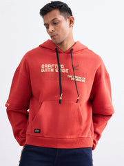 SPYKAR MENS SWEAT SHIRT F/S MSSHW2BE049 BRICK RED