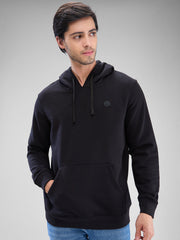 Spykar Mens Sweat Shirt F/S Msslw2Bd049 Black