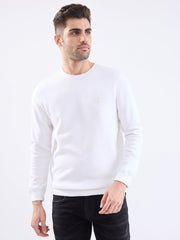 SPYKAR MENS SWEAT SHIRT F/S MSSLW2BE040 WHITE