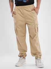 Spykar Mens Casual Trouser Mtrcg2Bd024 Sand Khaki