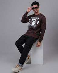 Naruto Printed Regular Fit Sweatshirt For Men