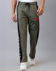 Naruto Printed Regular Fit Trackpant For Men