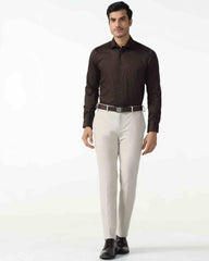 Blackberry Mens Formal Shirt F/S Bp-P1-So-Sylvia Chocolate