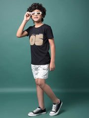 Crimsoune Club Boys T-Shirt Black