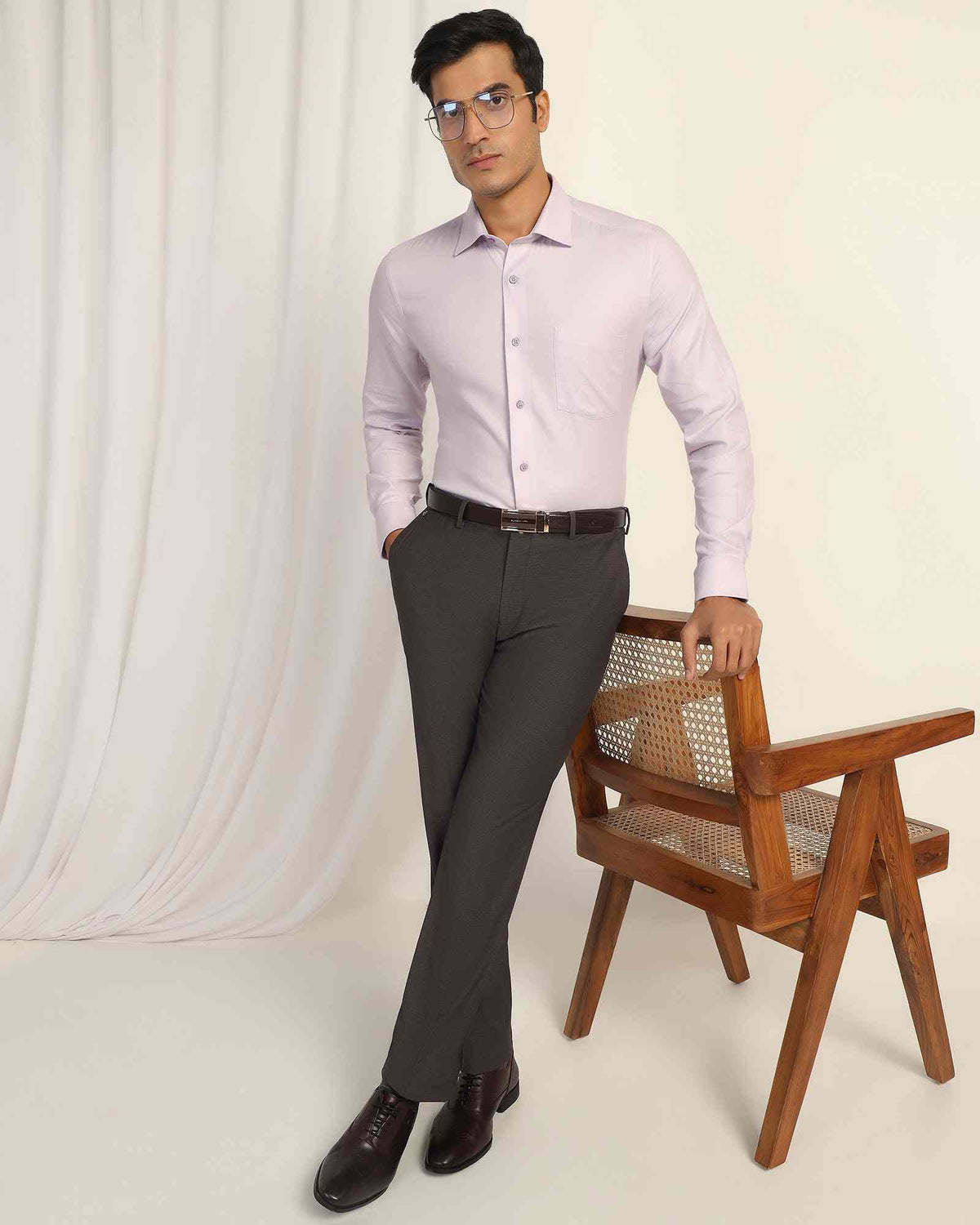 Blackberry Mens Formal Shirt F/S Bp-Bs-Do-Revolve Grey