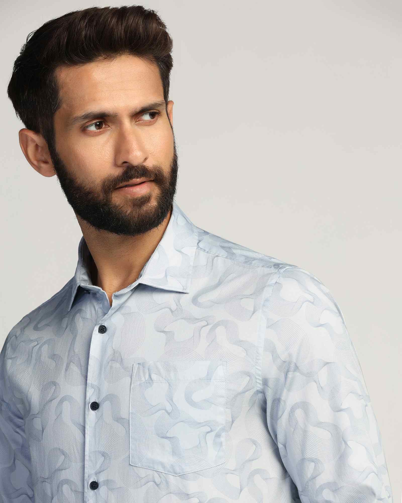 Blackberry Mens Formal Shirt F/S Bp-Bs-Do-Revolve Grey