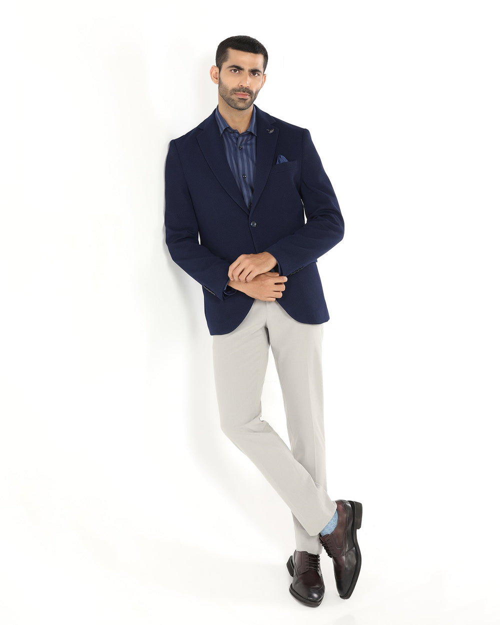 Blackberry Mens Jacket F/S Nl-Kt-Do-Campari2 Navy - Goyalsons ShopMax