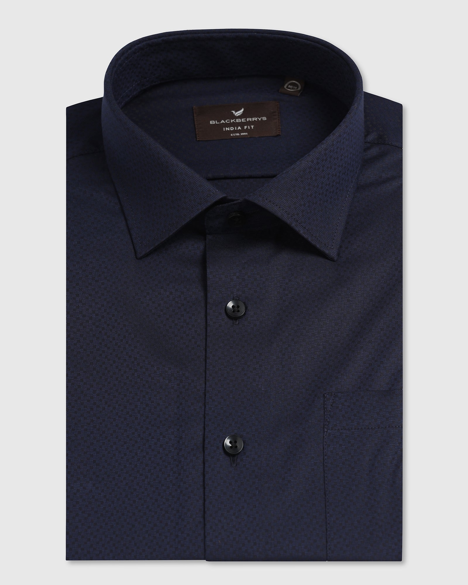 Blackberry Mens Formal Shirt F/S Nl-Bs-Do-Regard Navy