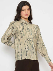 Madame Ladies Western Top H/S M4W18226 095 Grey
