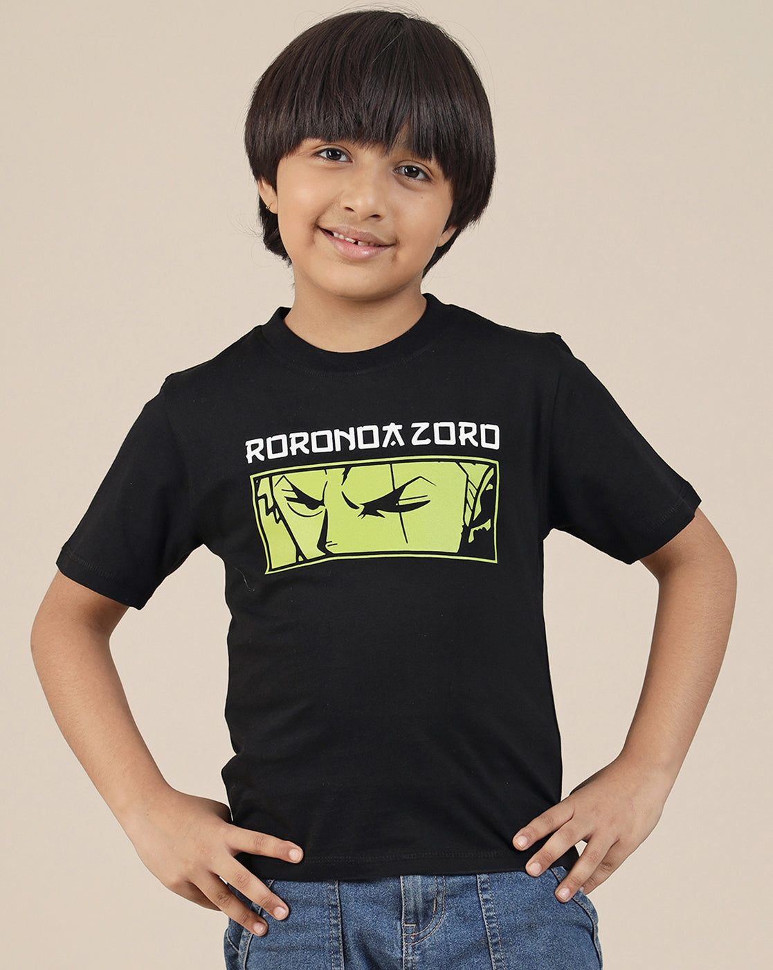 BIO WORLD BOYS T-SHIRT H/S ONPKBTSRT003774 BLACK
