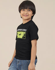BIO WORLD BOYS T-SHIRT H/S ONPKBTSRT003774 BLACK