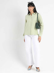 Madame Ladies Western Top H/S M5S18263 388 Apple Green