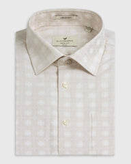 Blackberry Mens Formal Shirt F/S Bp-Lg-Ch-Fivel Beige