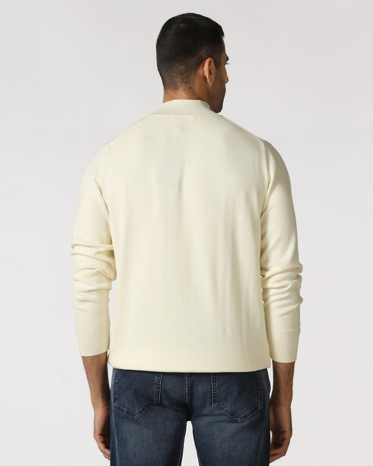 Blackberry Mens Pullover En-Ss-Pop Off White