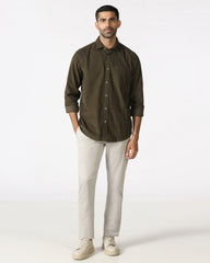 Blackberry Mens Casual Shirt F/S Es-Um-So-Tevez Olive