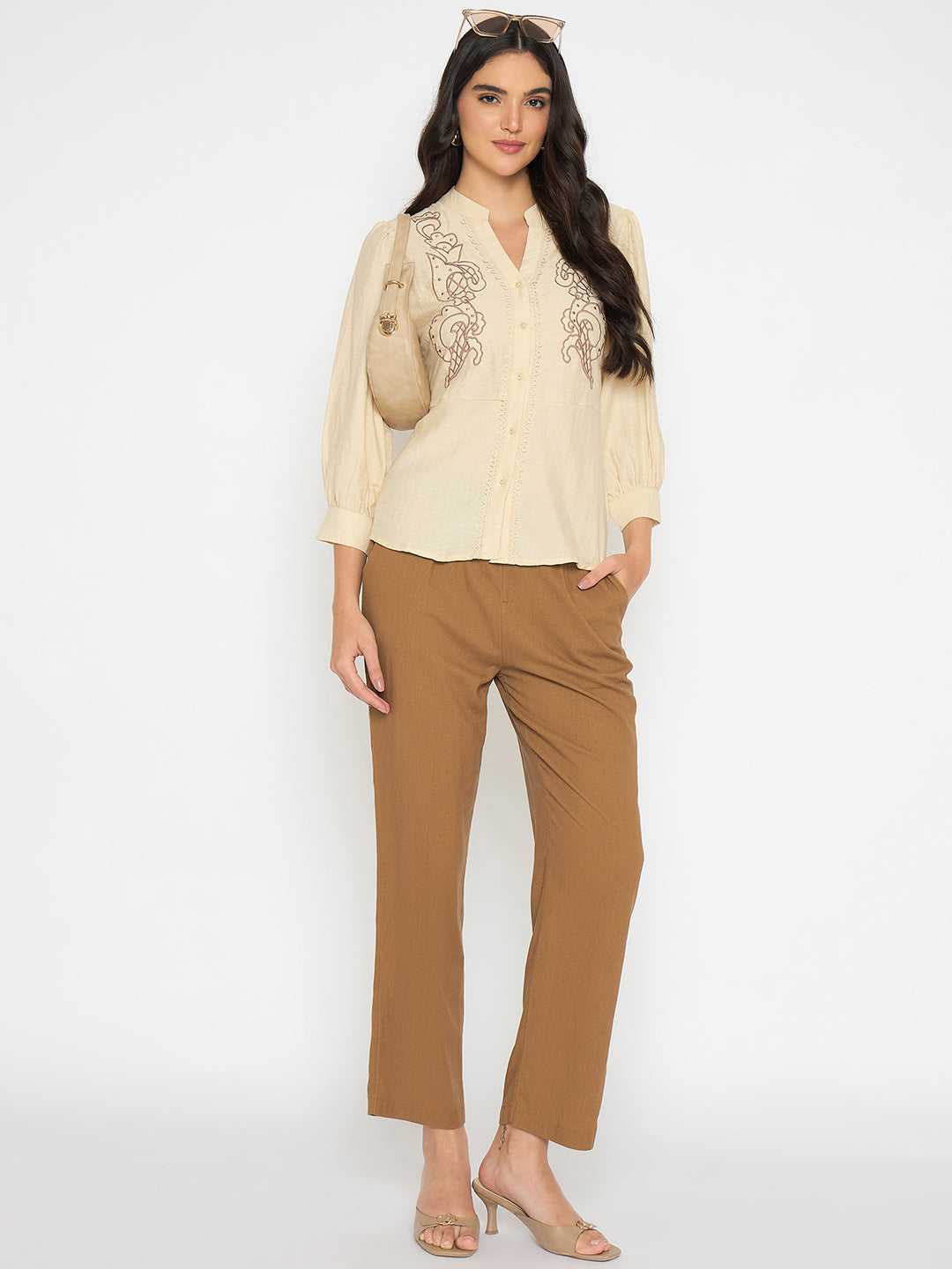 Madame Ladies Western Pants M5S27027 004 Brown