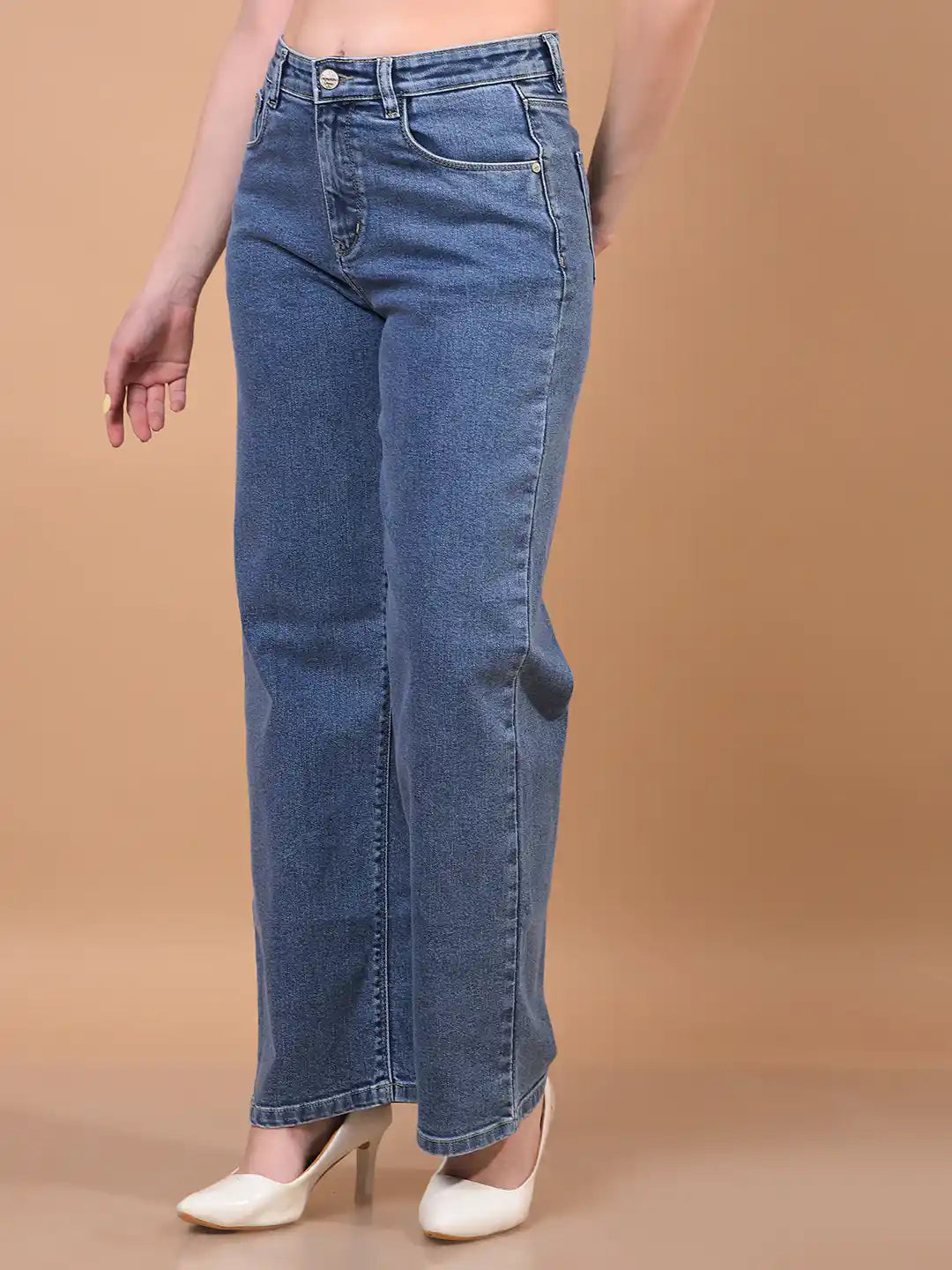 Crimsoune Club Ladies Western Jeans Dark Blue