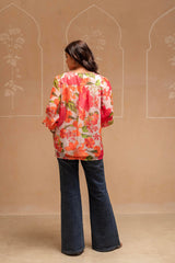 JUNIPER LADIES WESTERN TUNIC P1418MULTI MULTI