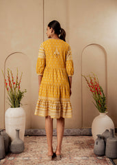 JUNIPER LADIES WESTERN MIDI P1457MUSTARD MUSTARD
