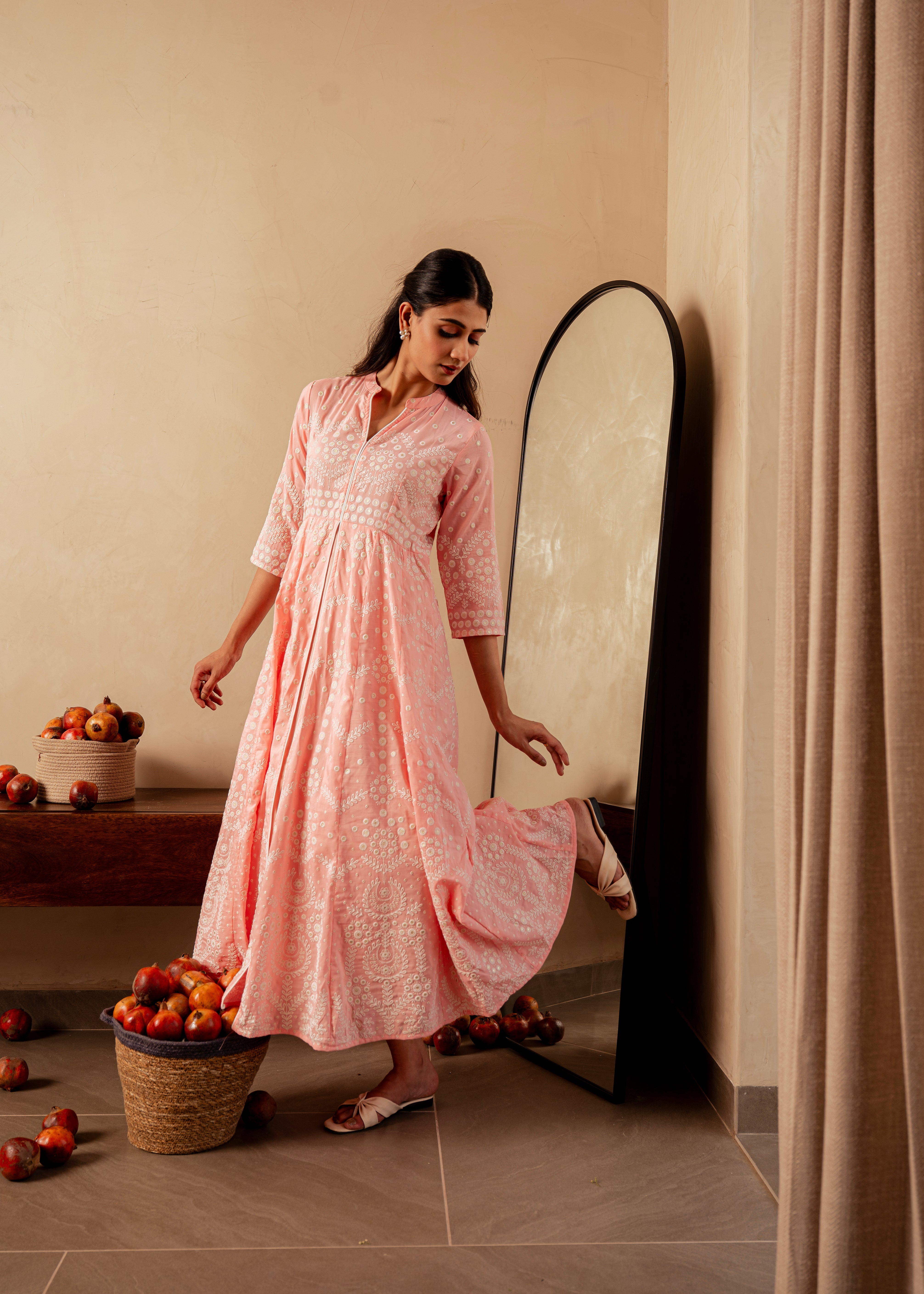 Juniper Ladies Western Midi P1463 Peach