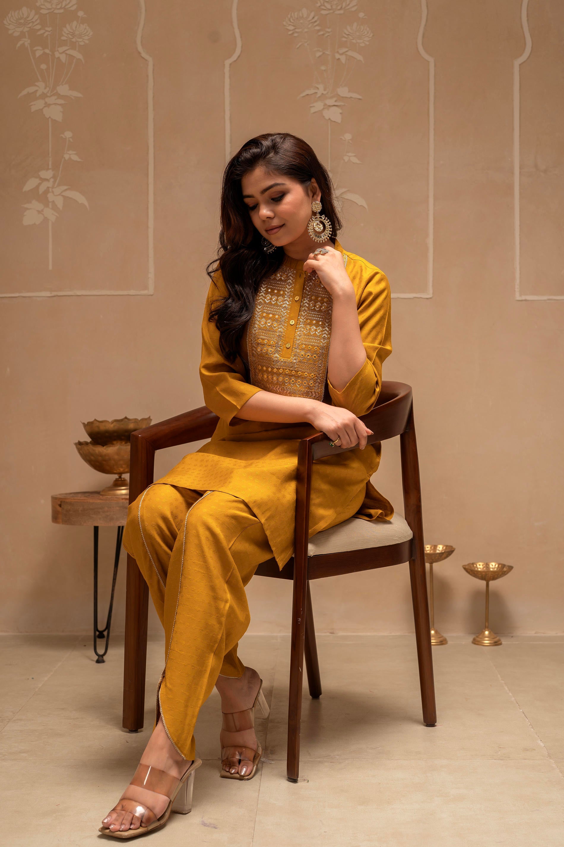 Juniper Ladies Western Fashion Set P1473 Mustard