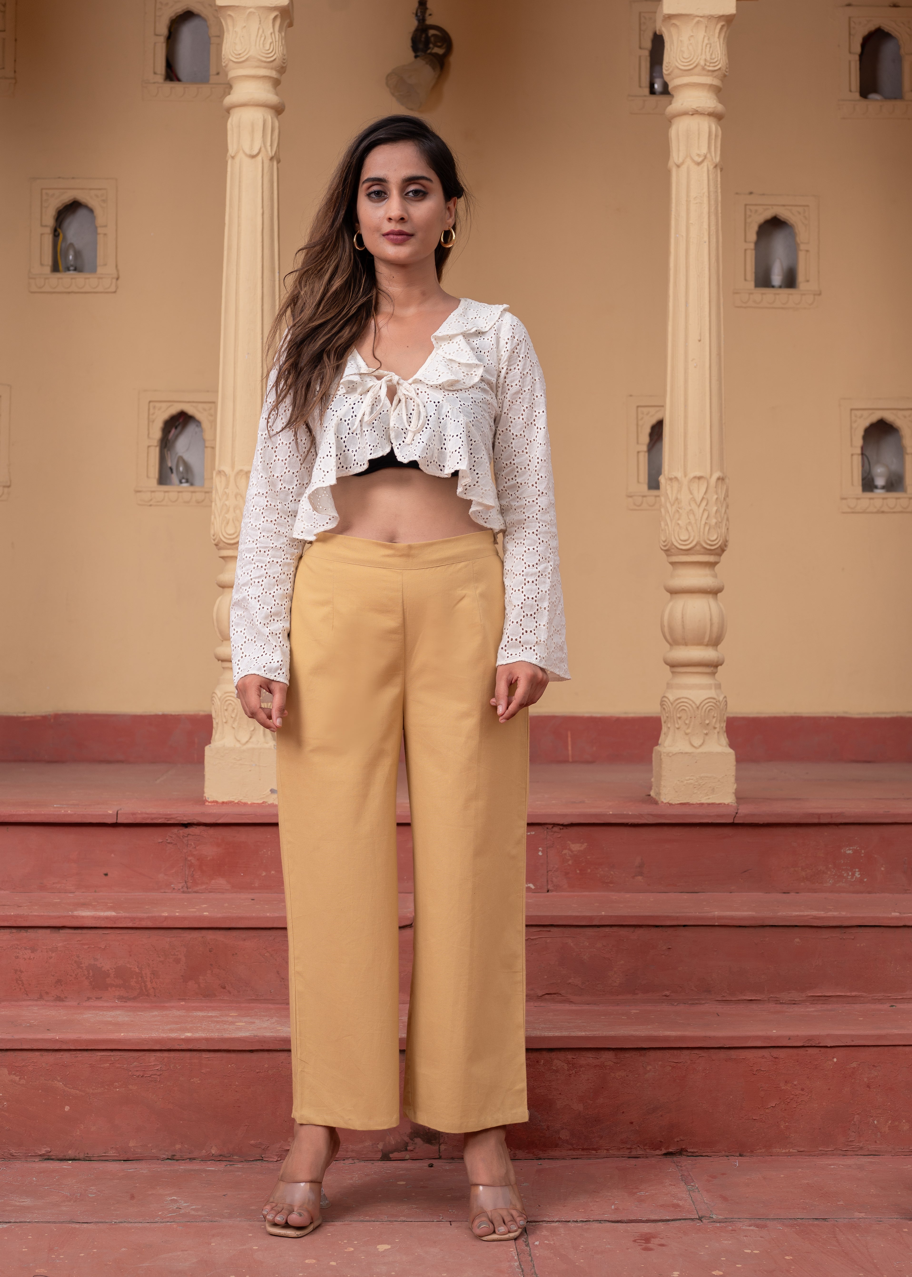 JUNIPER LADIES WESTERN PANTS P1576BEIGE BEIGE