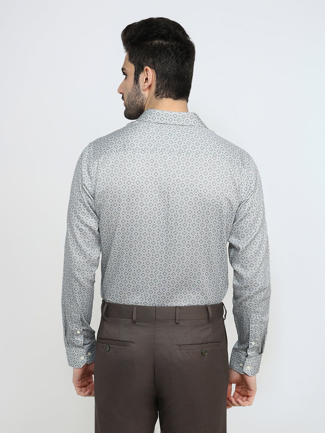 Park Avenue Mens Formal Shirt F/S Pisx00853-F5-81F Medium Fawn