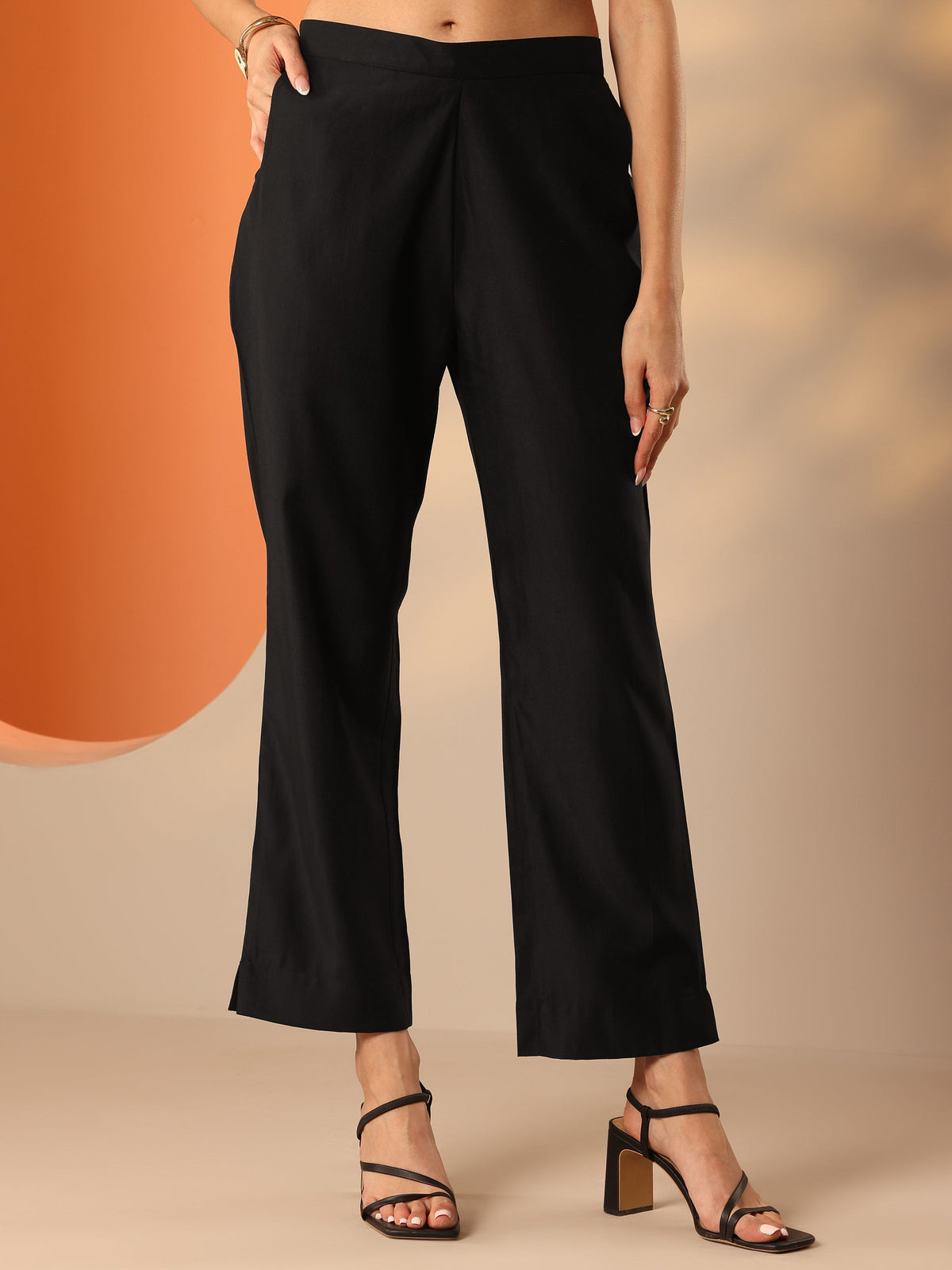 LIBAS LADIES WESTERN PANTS PL1696 Black